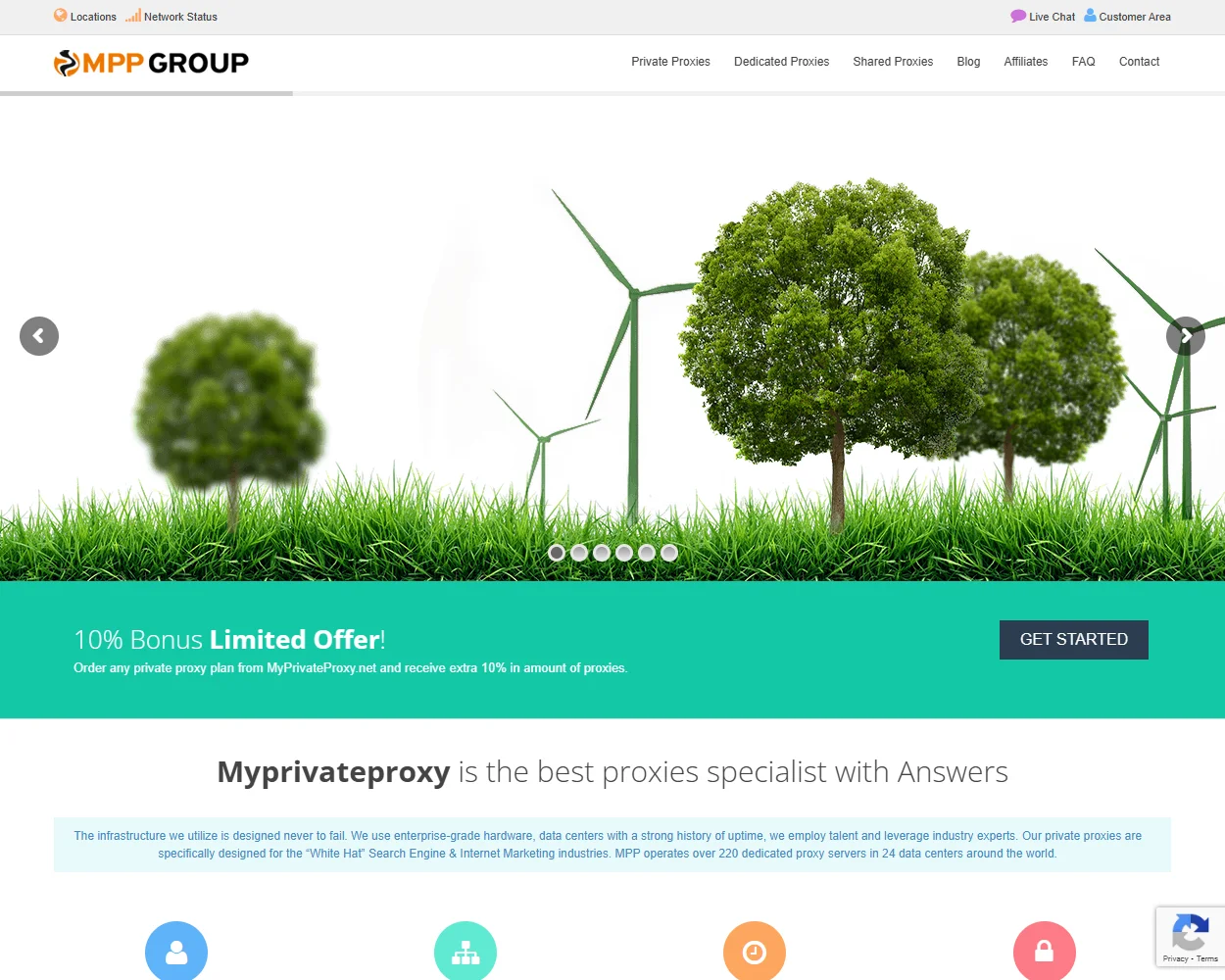 My Private Proxy features