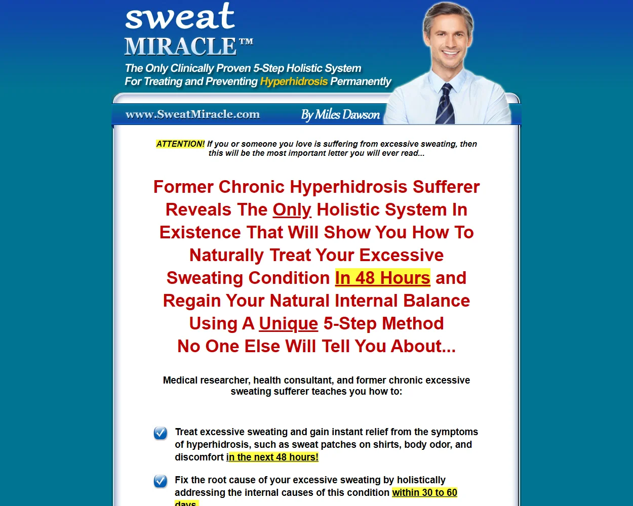 Sweat Miracle features