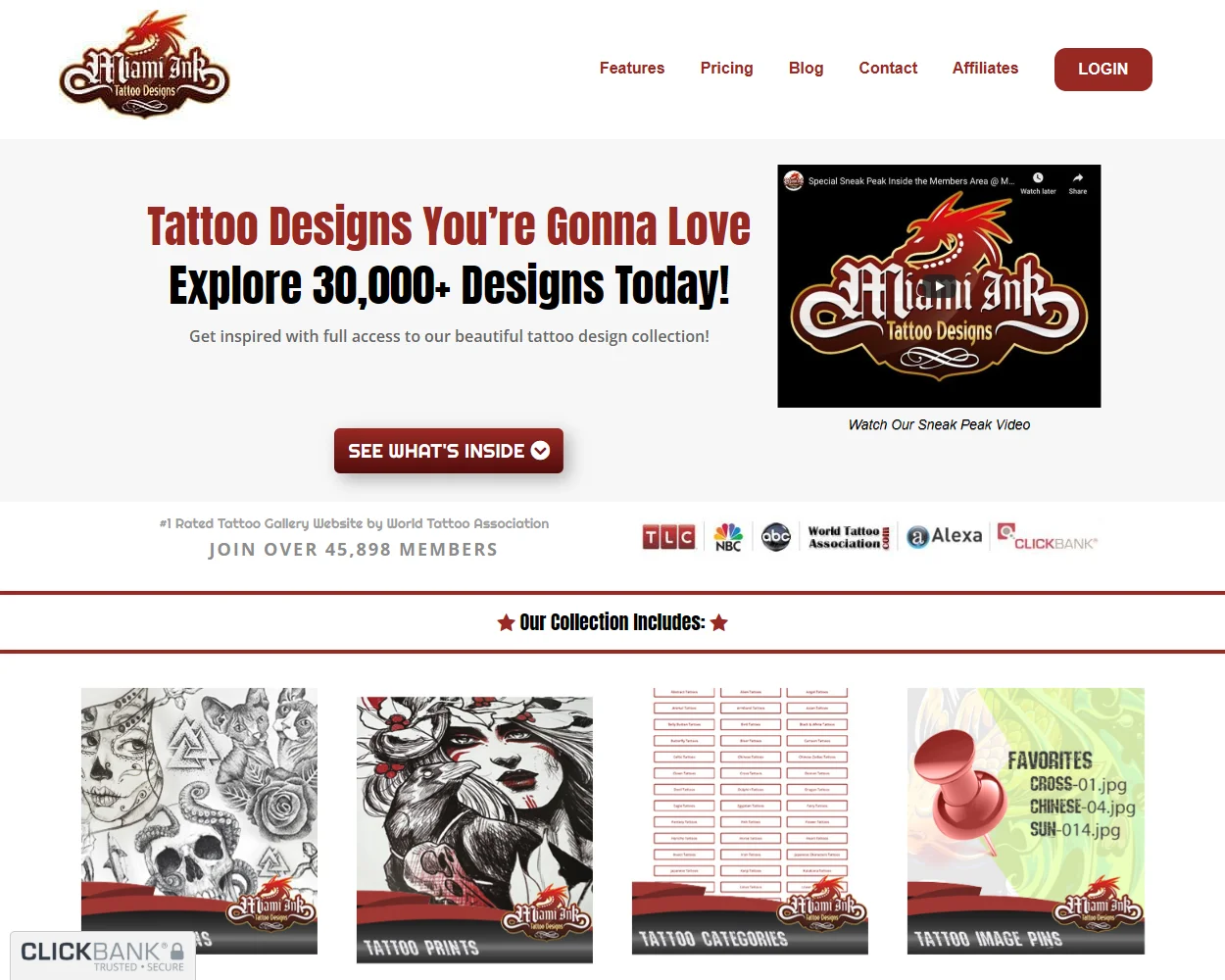 Miami Ink Tattoo Designs features