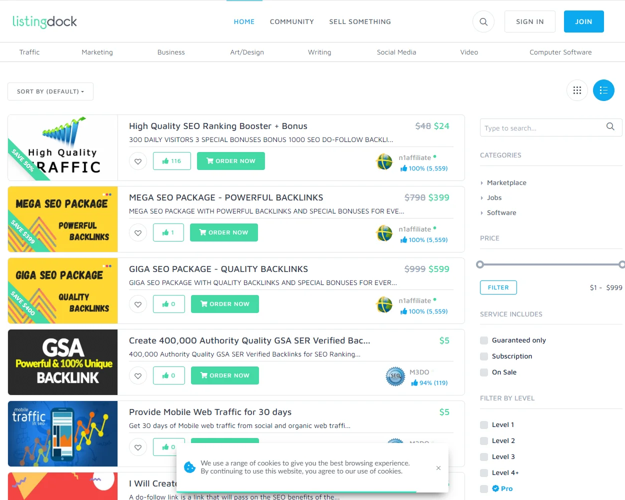 ListingDock features