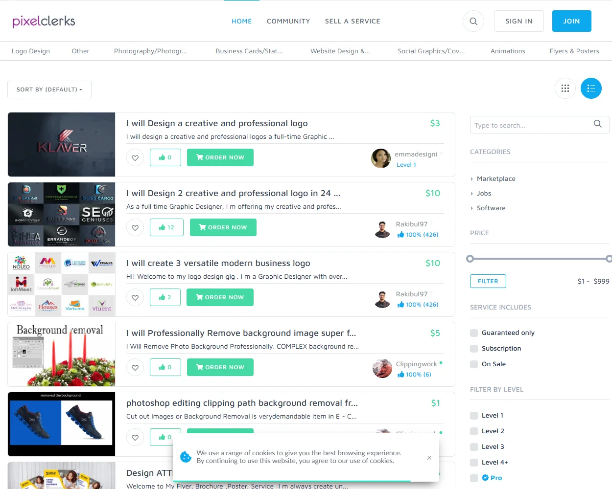 PixelClerks features