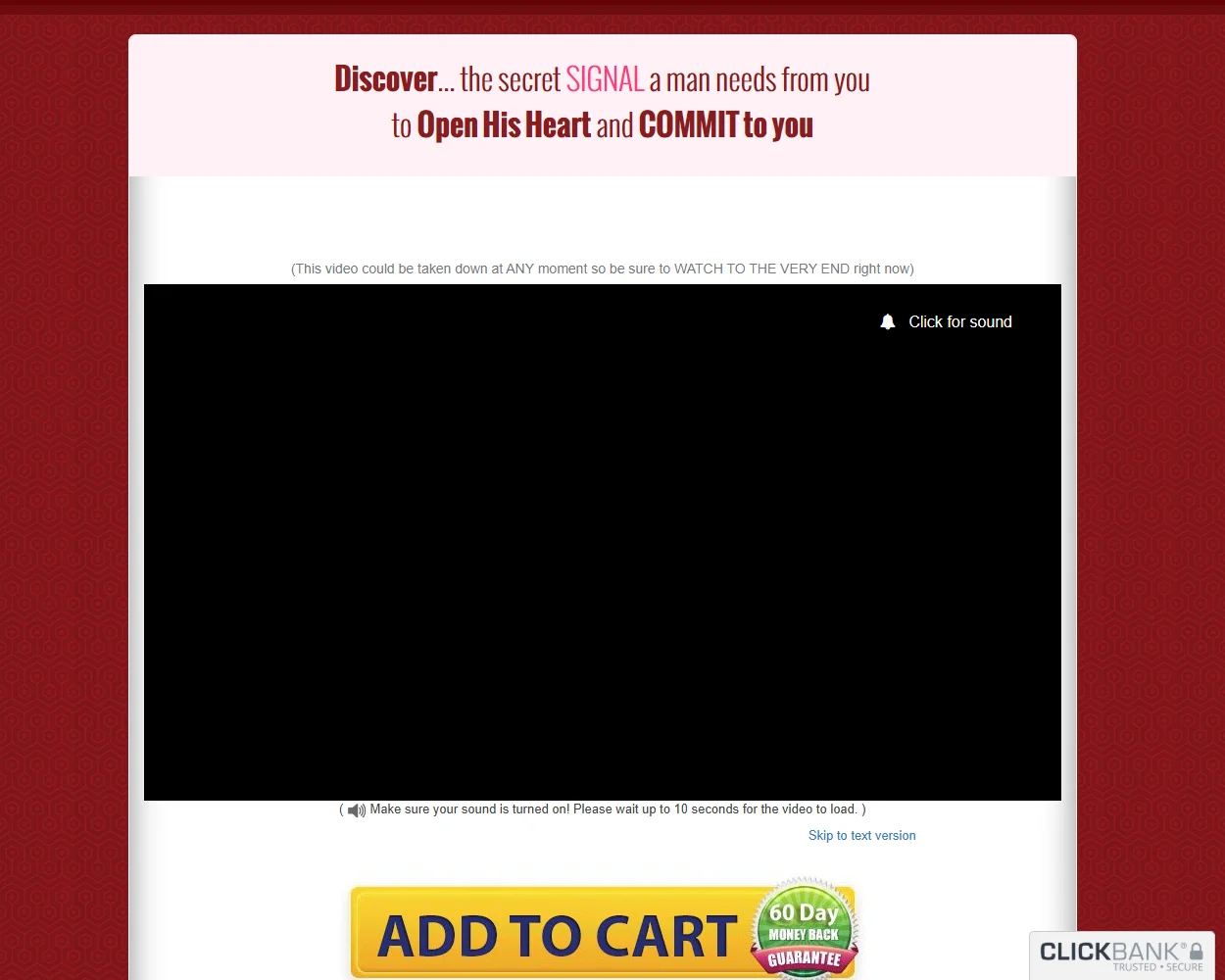 Never Lose Him features