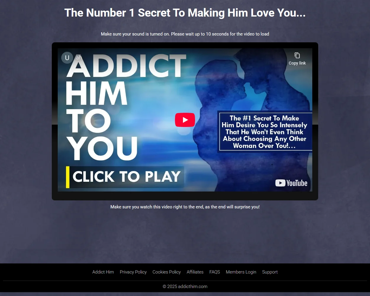 AddictHim.com features