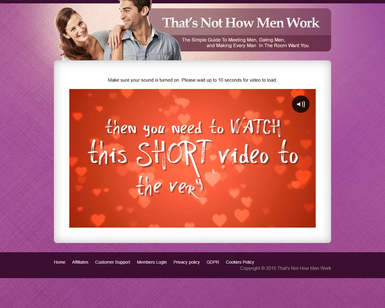 Thats Not How Men Work features