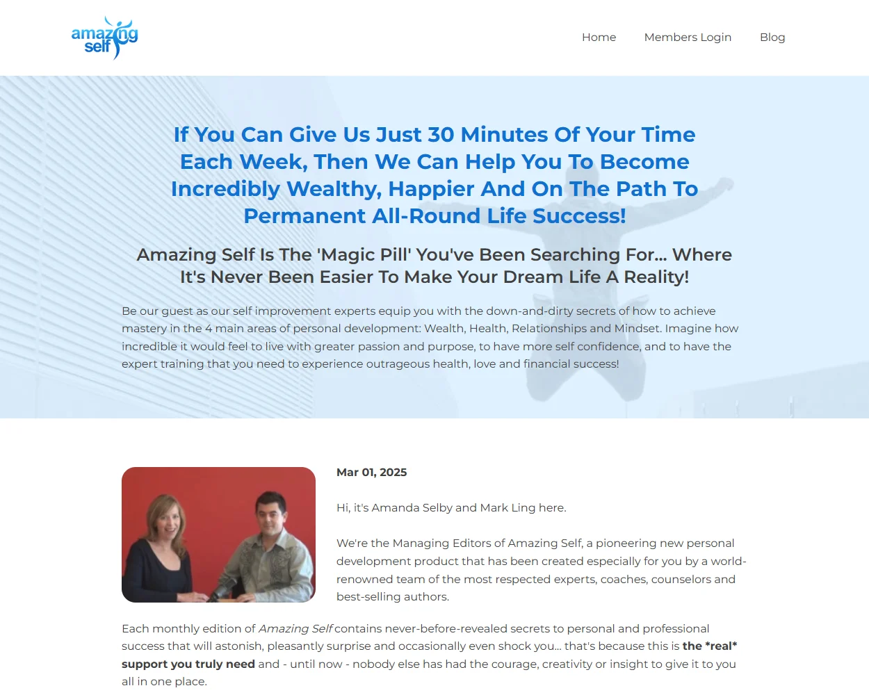 Amazing Self features