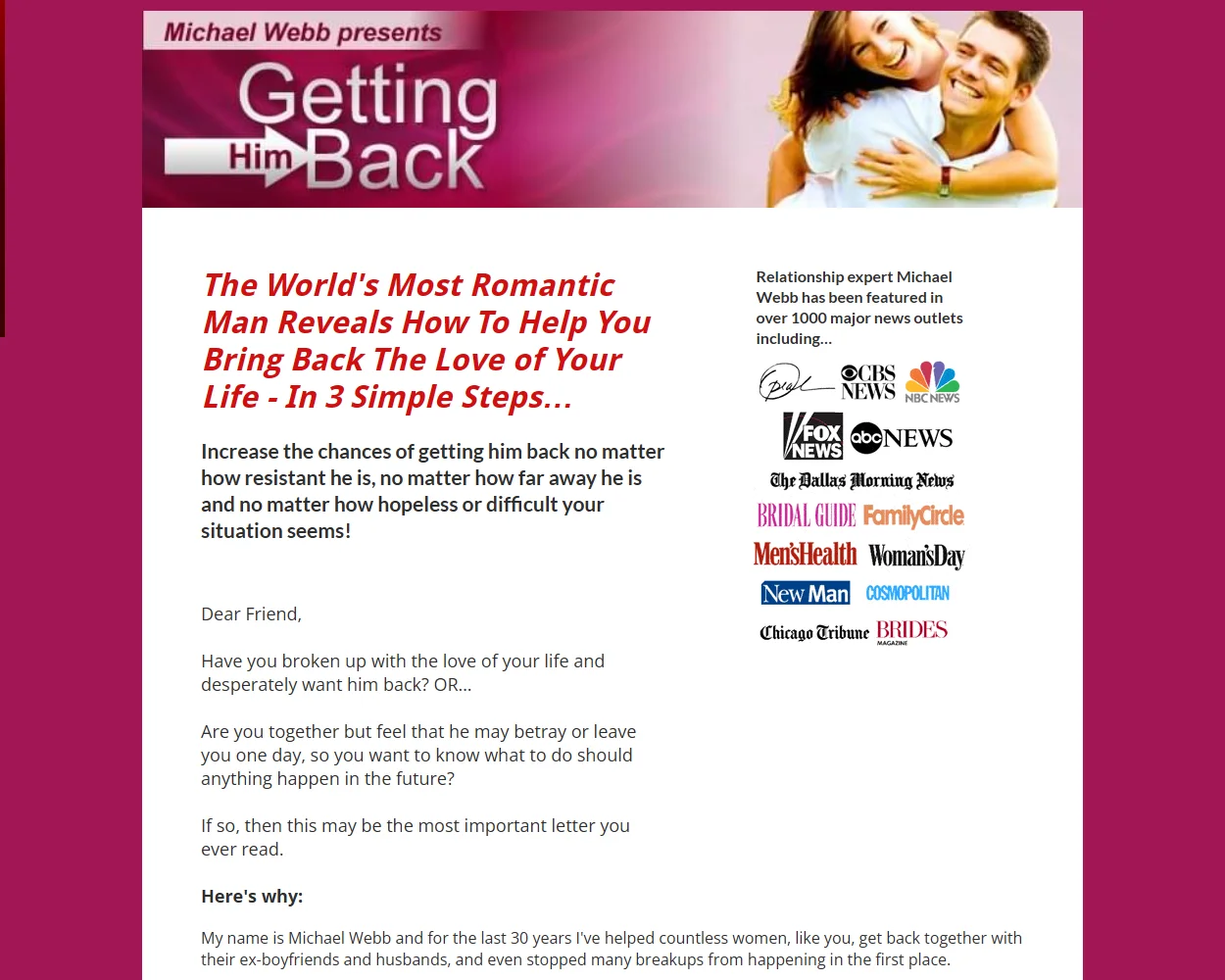 Getting Him Back features