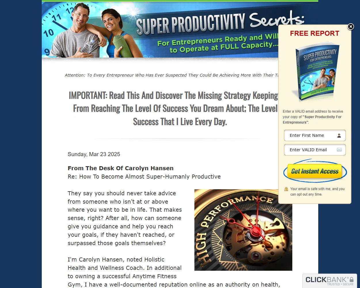Super Productivity Secrets features