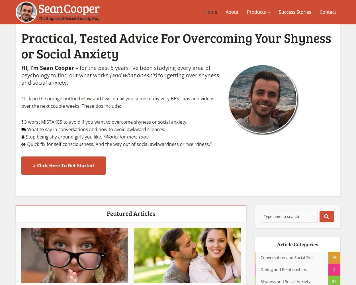 Shyness And Social Anxiety System features