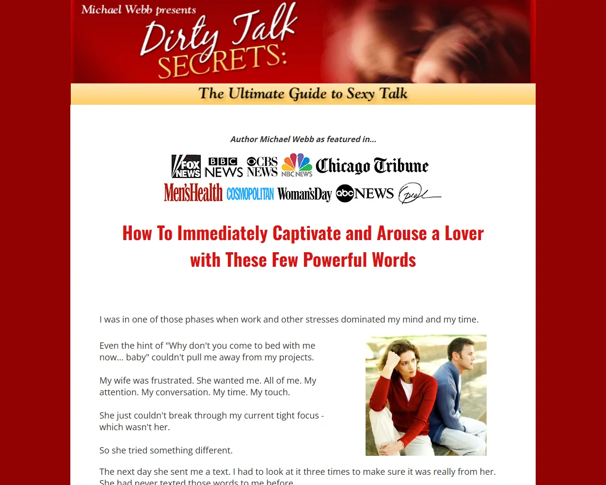 Dirty Talk Secrets features