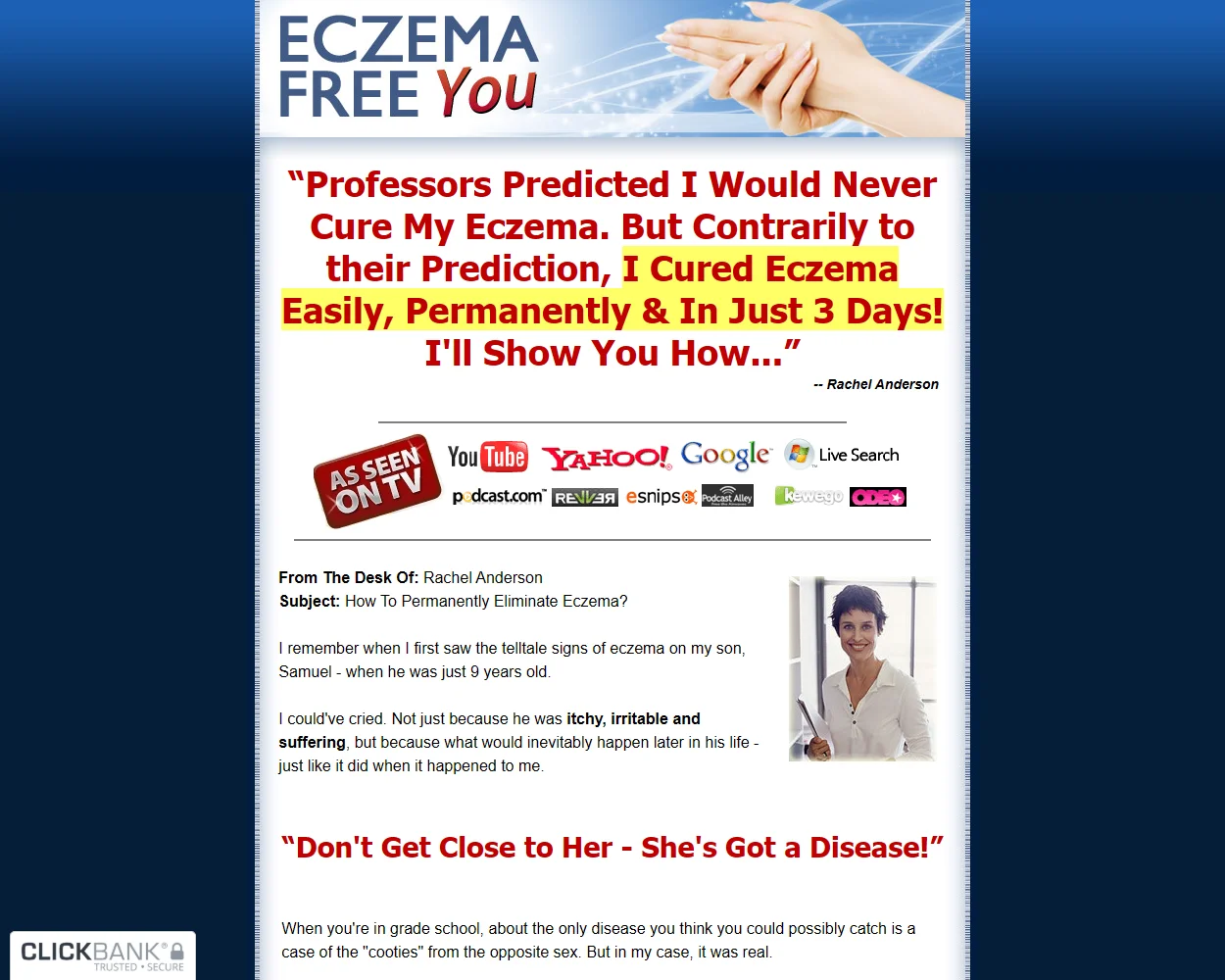 Eczema Free You features