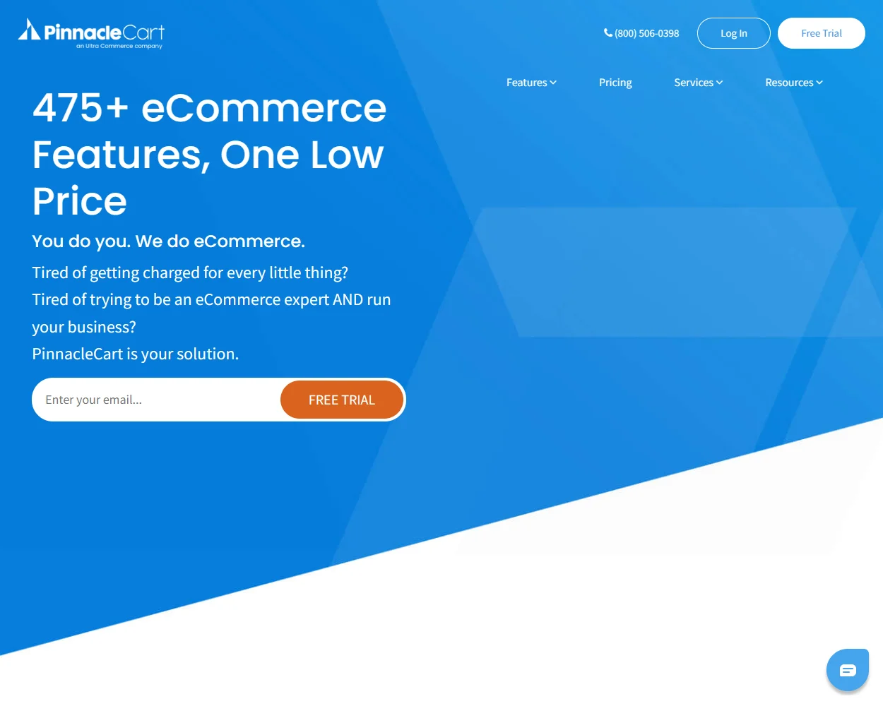 Pinnacle Cart features