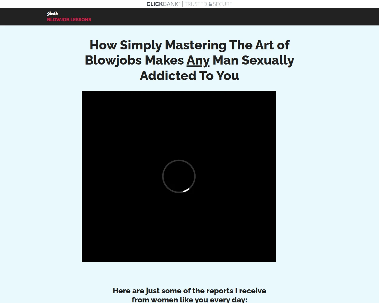 Jacks Blowjob Lessons features