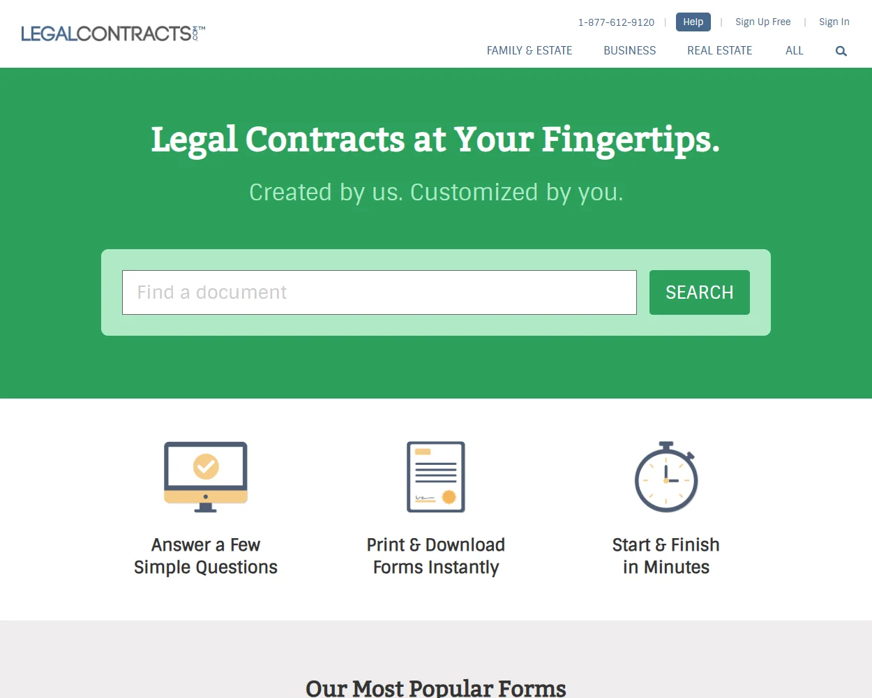 LegalContracts.com features
