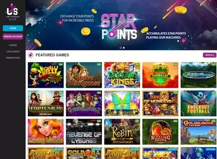 Universal Slots features
