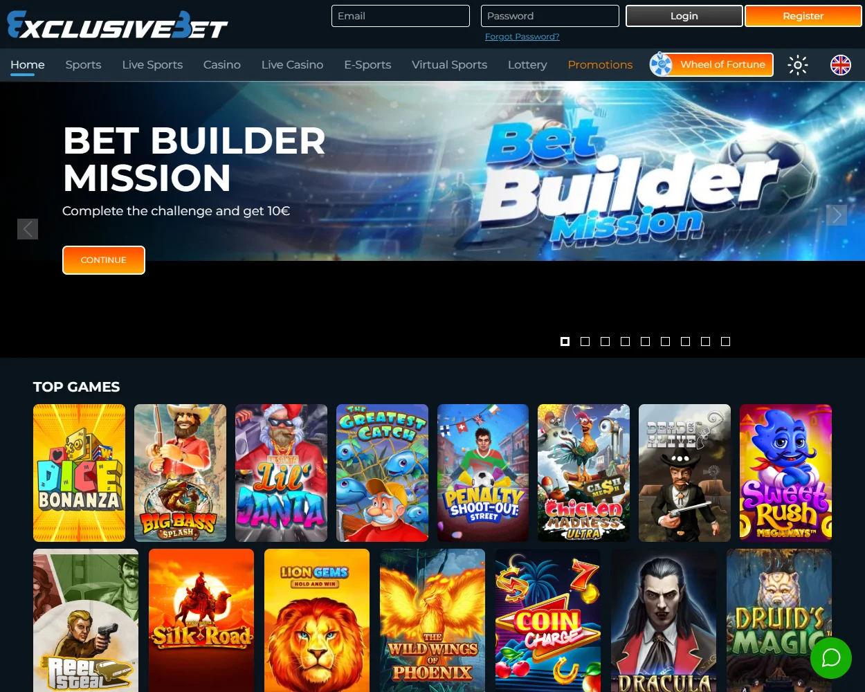 ExclusiveBet.com features