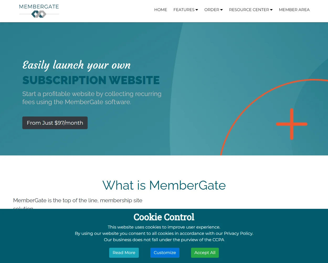 MemberGate features