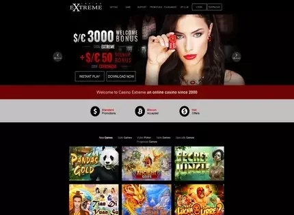 Casino Extreme features