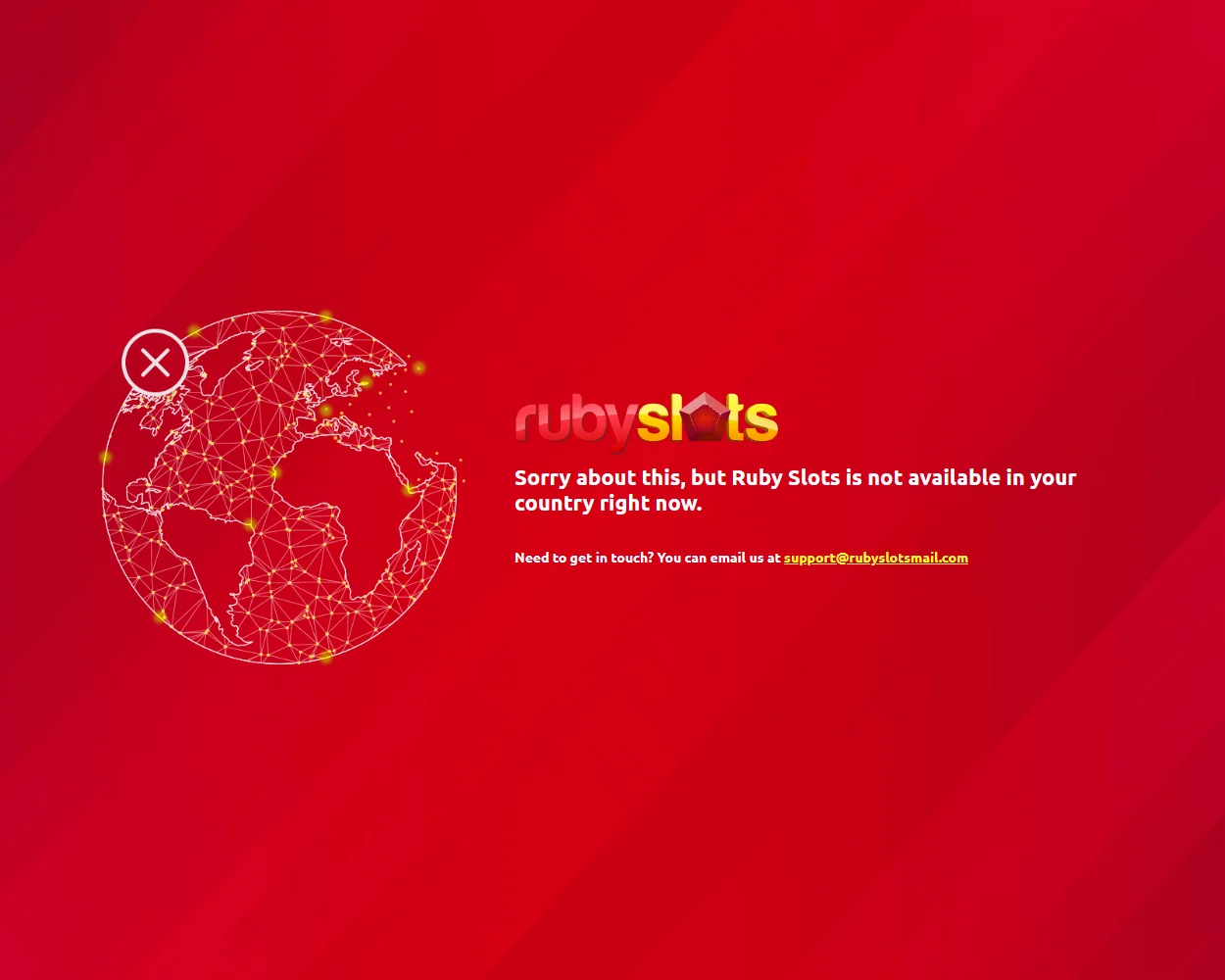 Ruby Slots Casino features