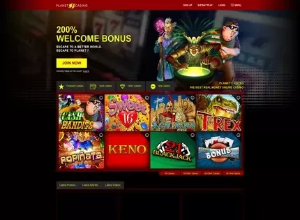 Planet 7 Casino features