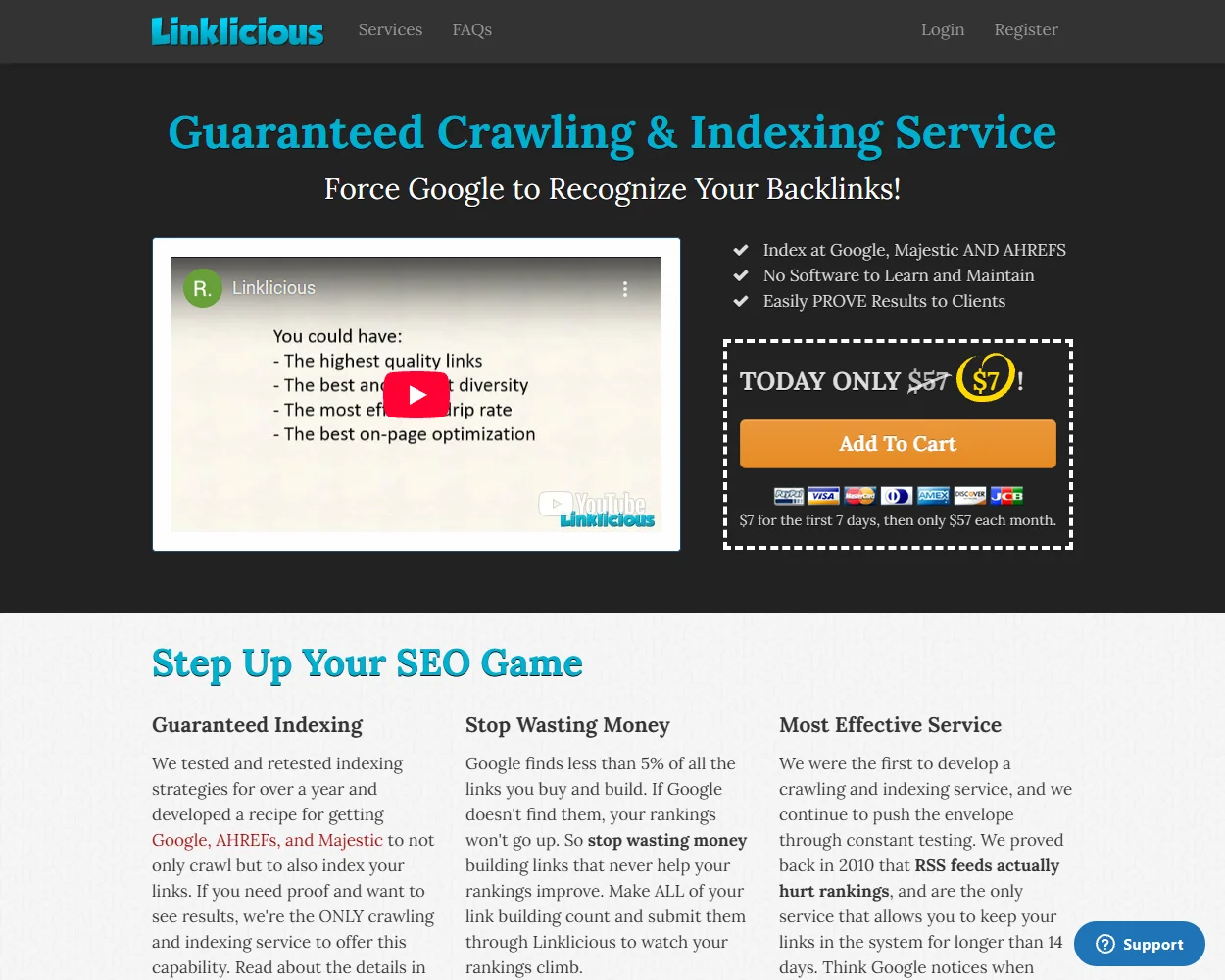 Linklicious features