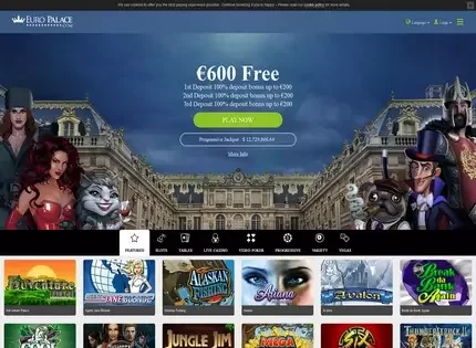Euro Palace Casino features