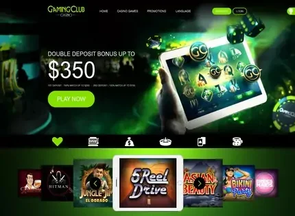 Gaming Club Casino features