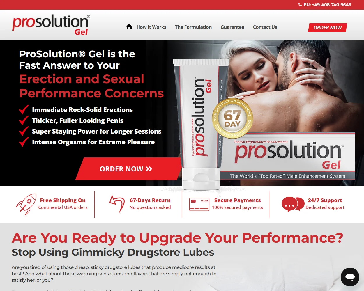 ProSolution Gel features