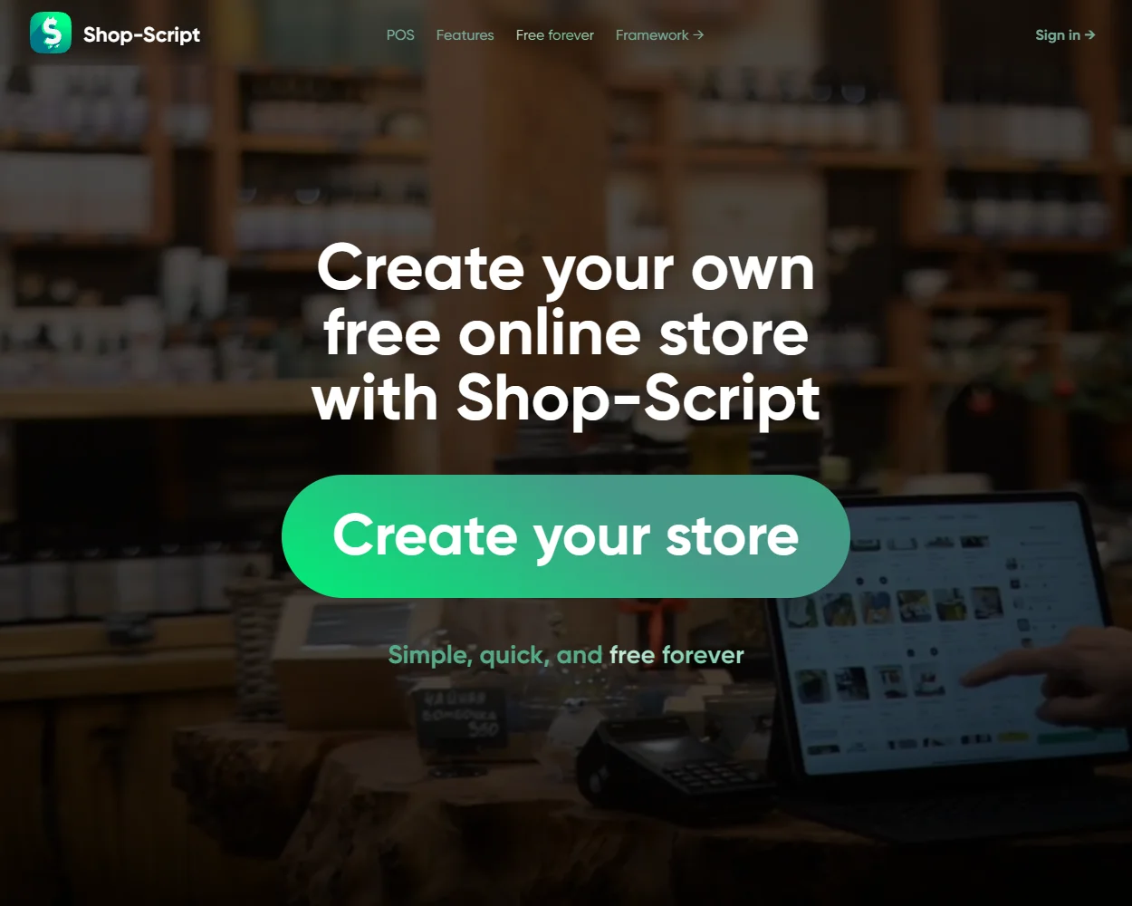 Shop Script features