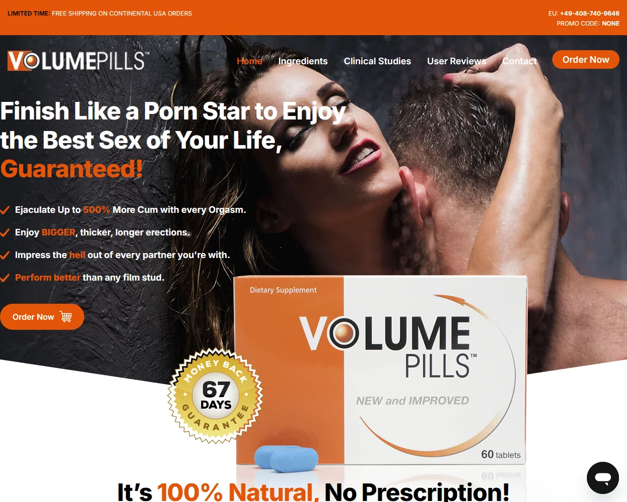 VolumePills features