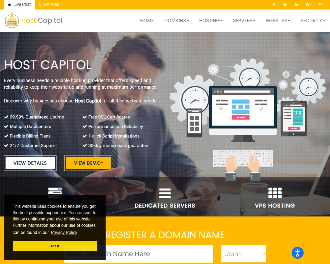 Host Capital features