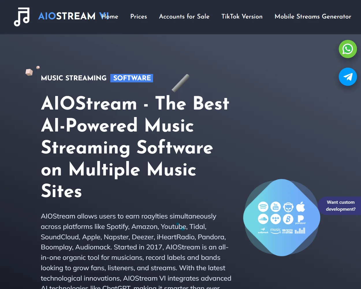 AIOStream.com features