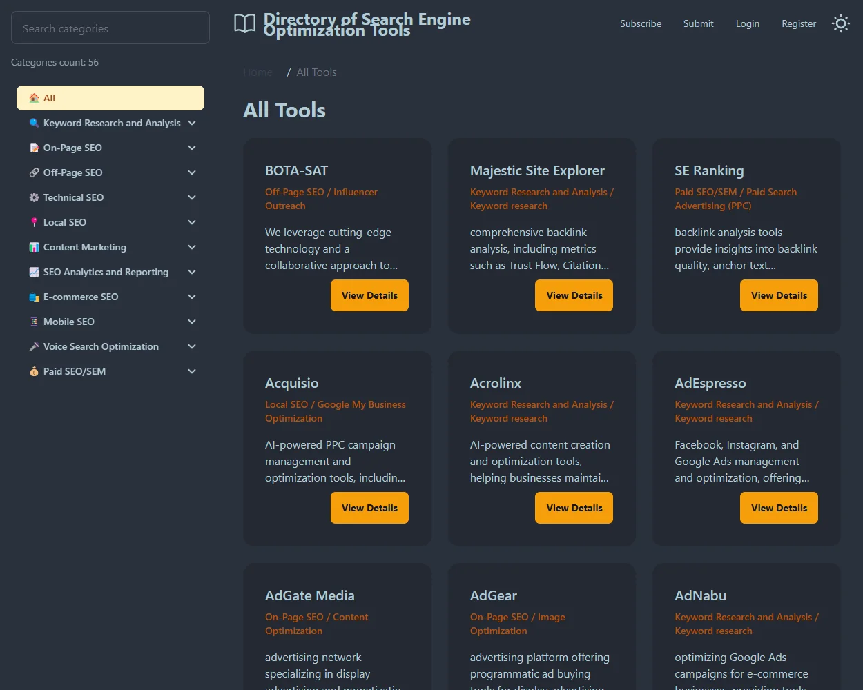 SEOProfiler features