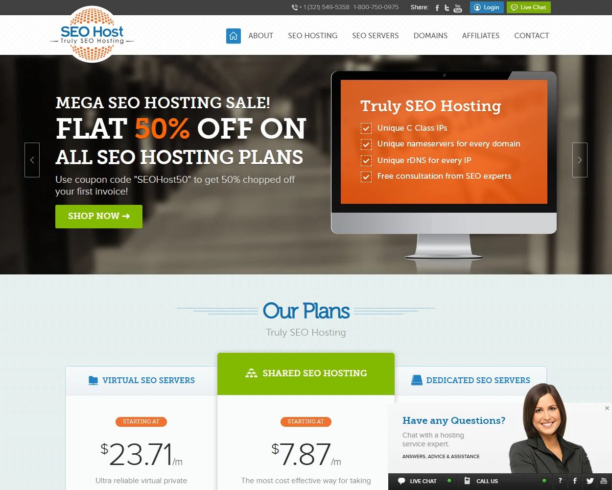 SEOHost.com features