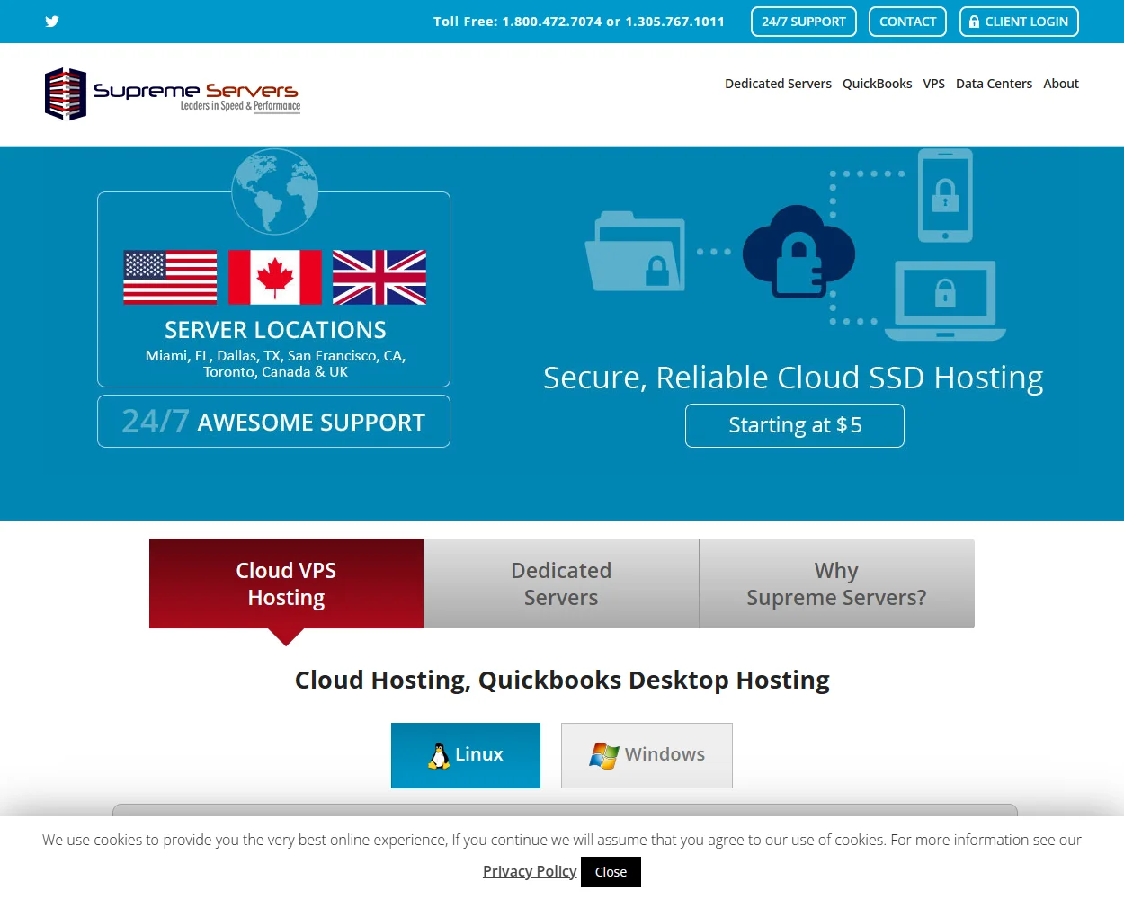 Supreme Servers features