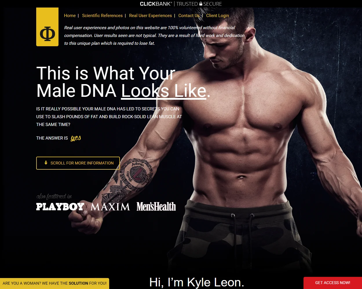 Adonis Golden Ratio System features