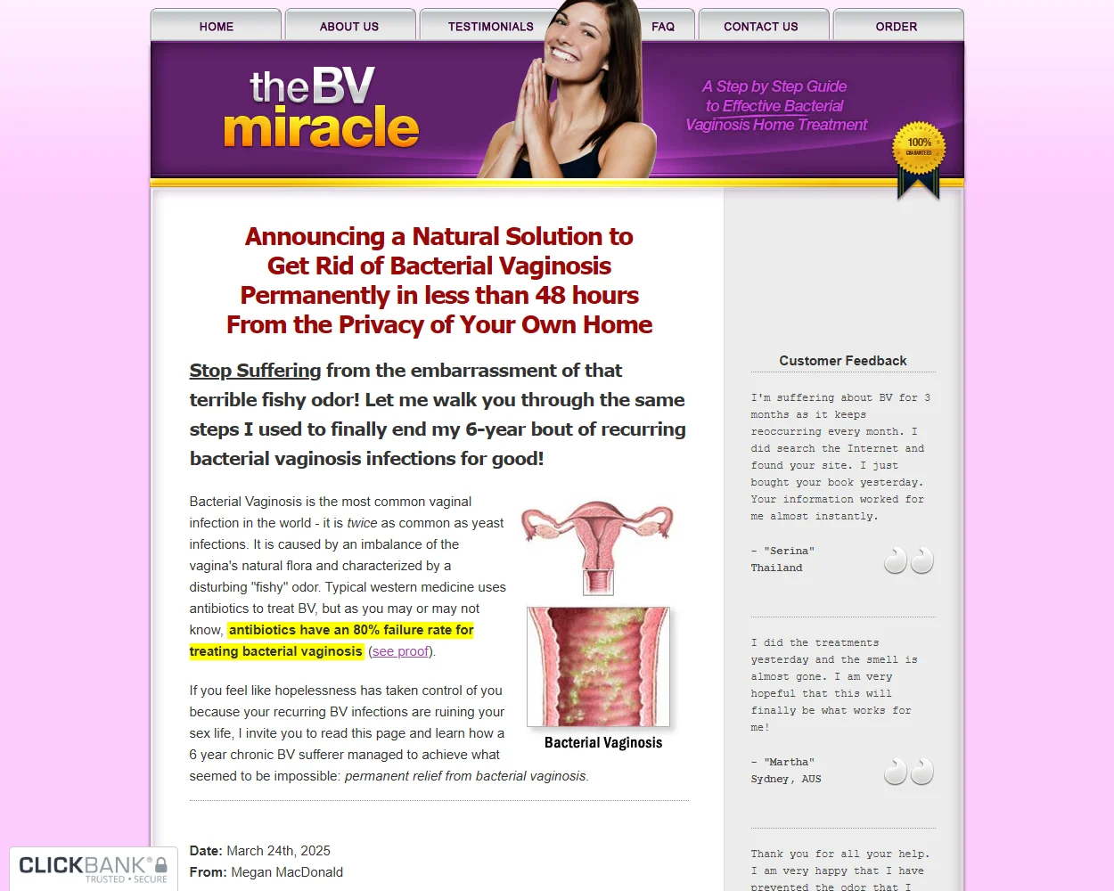 The Bv Miracle features