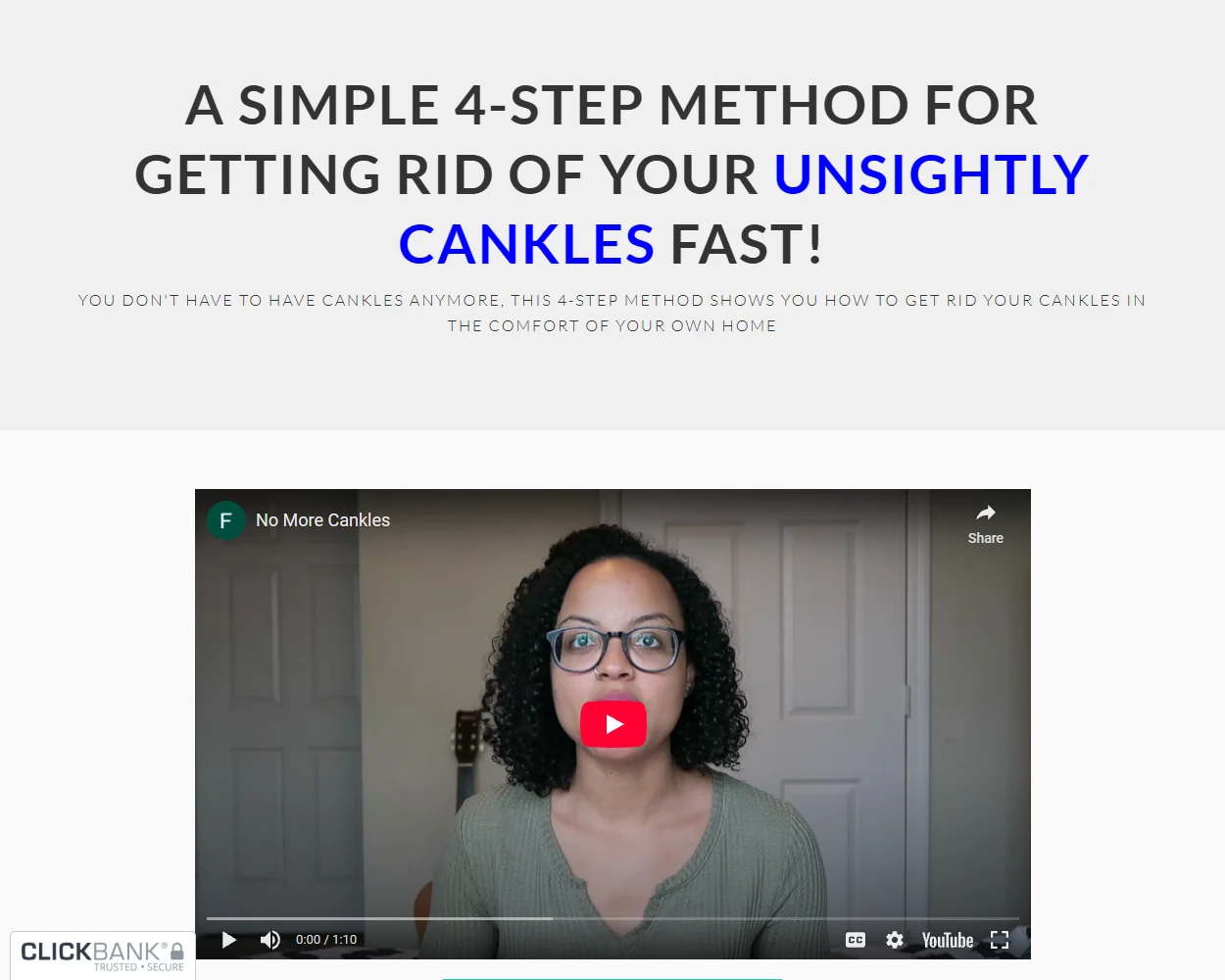 No More Cankles features