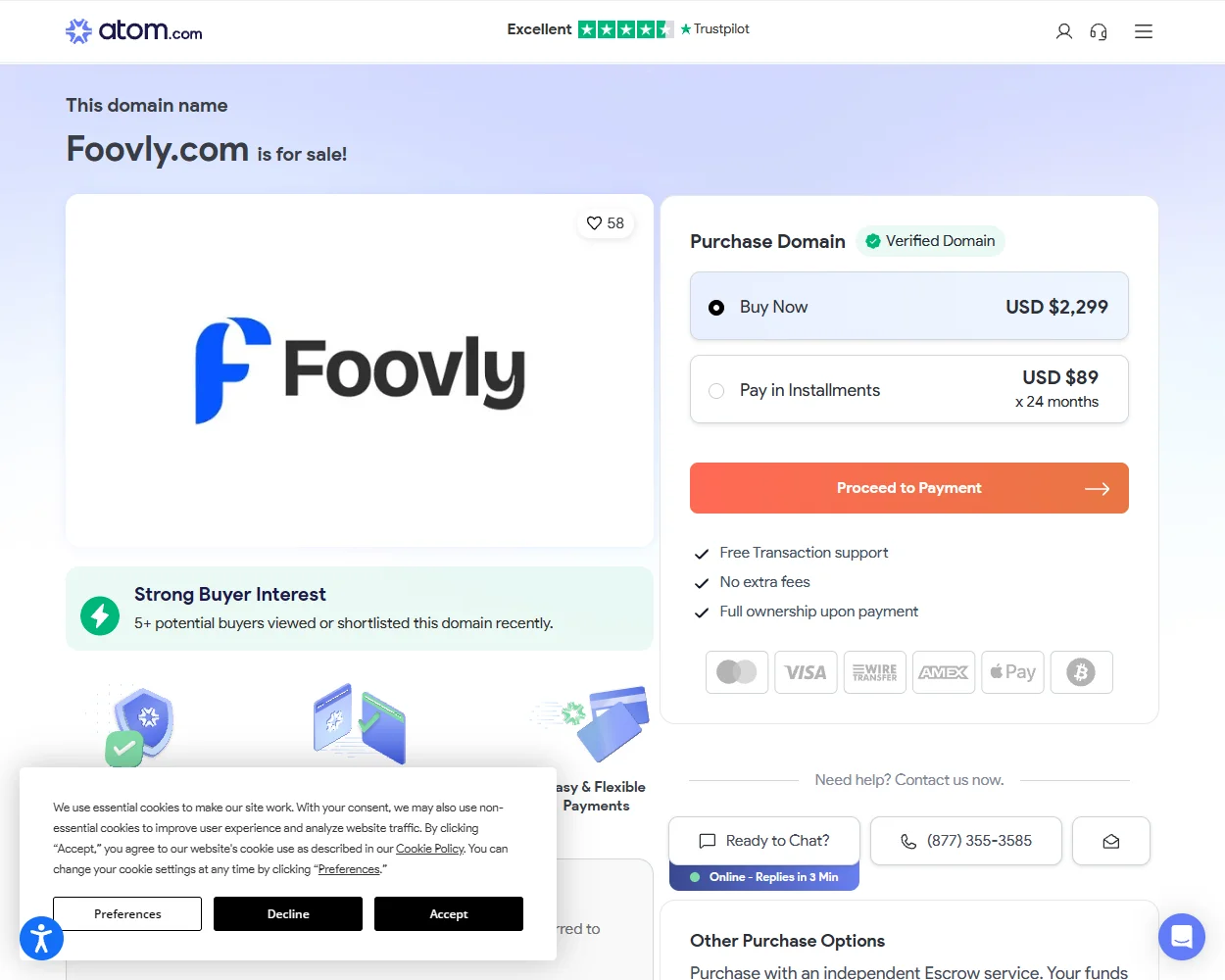 Foovly features