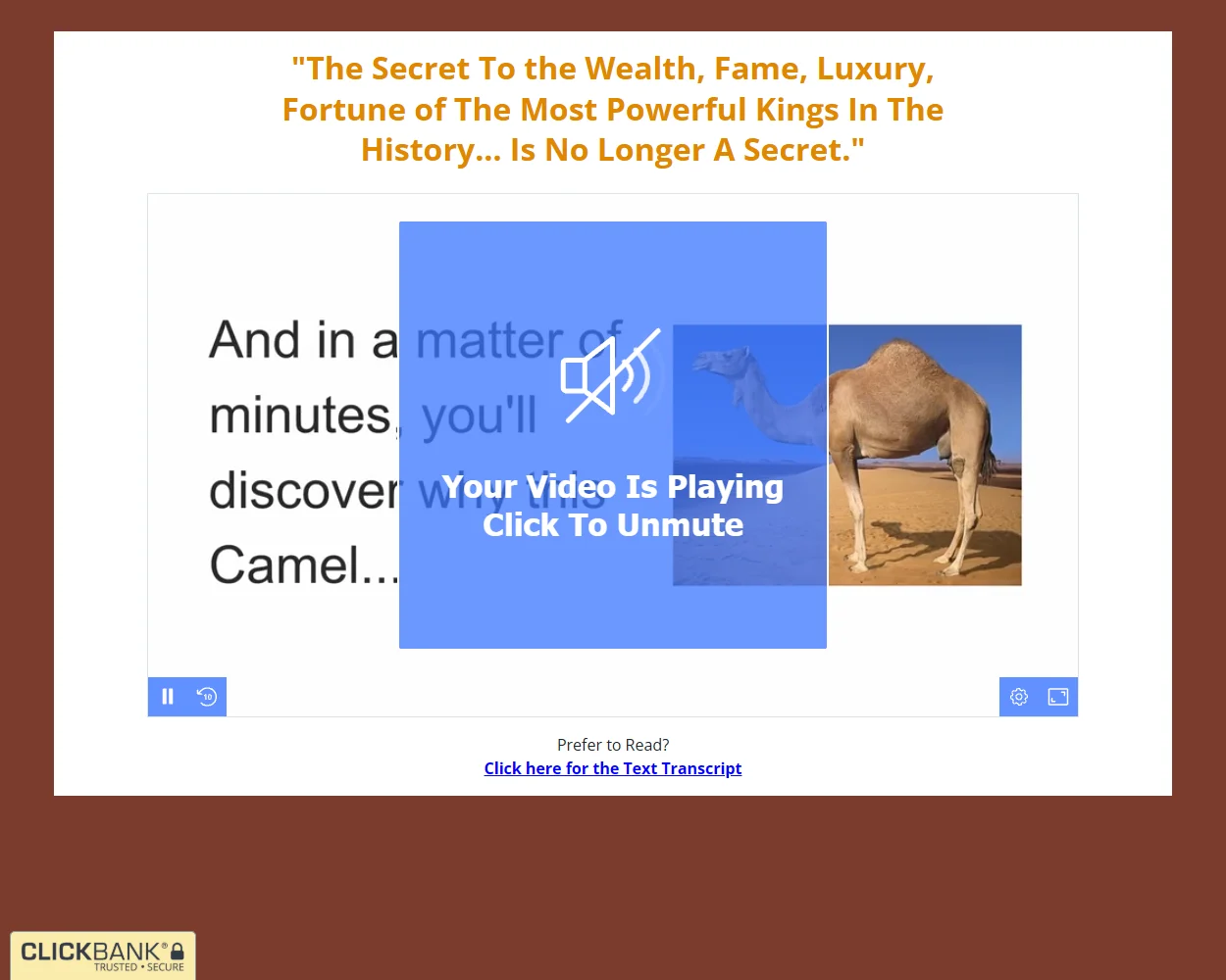 Ancient Secrets of Kings features