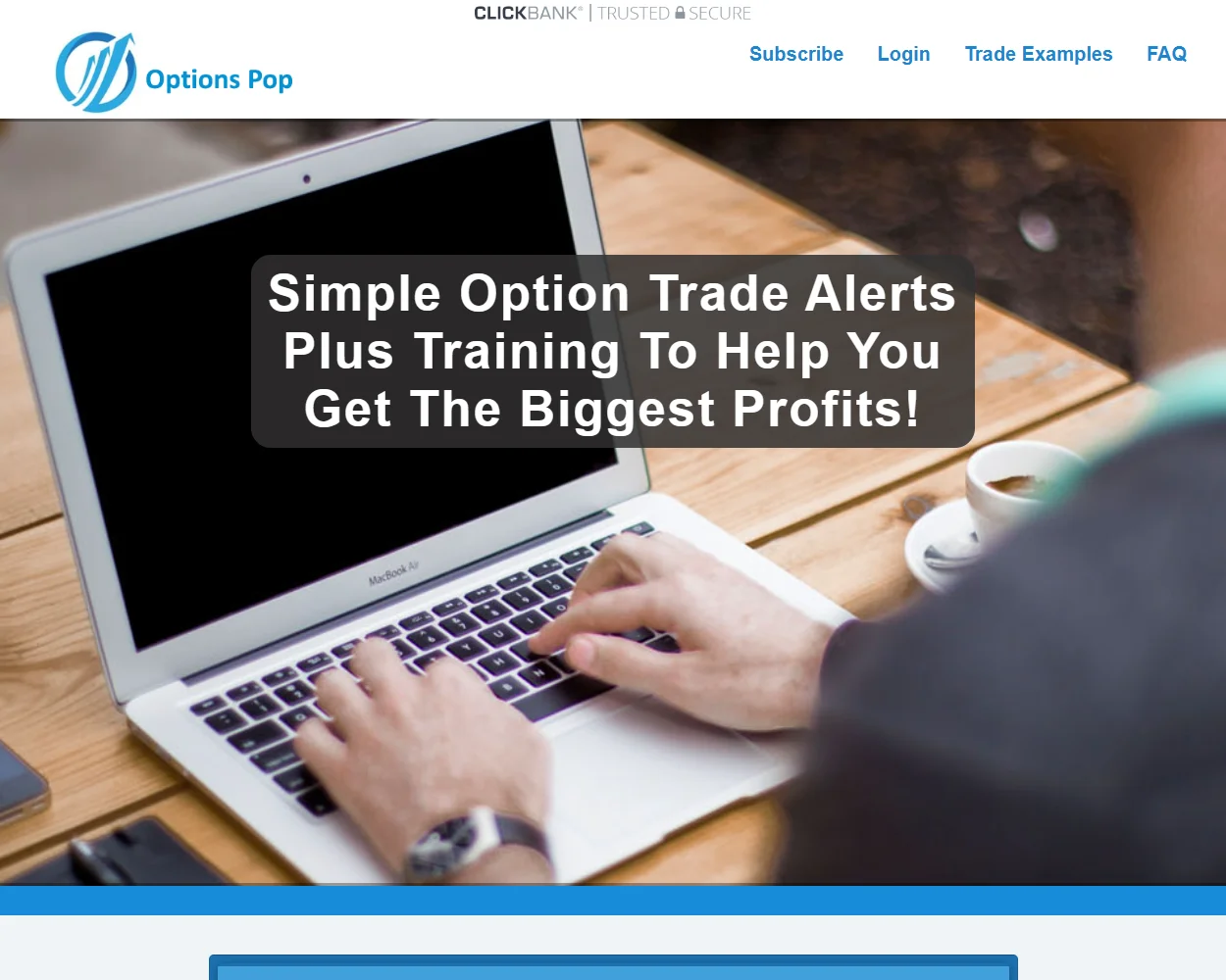 Options Pop features