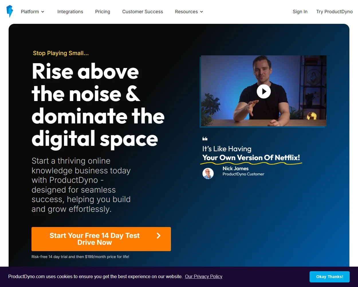 ProductDyno features