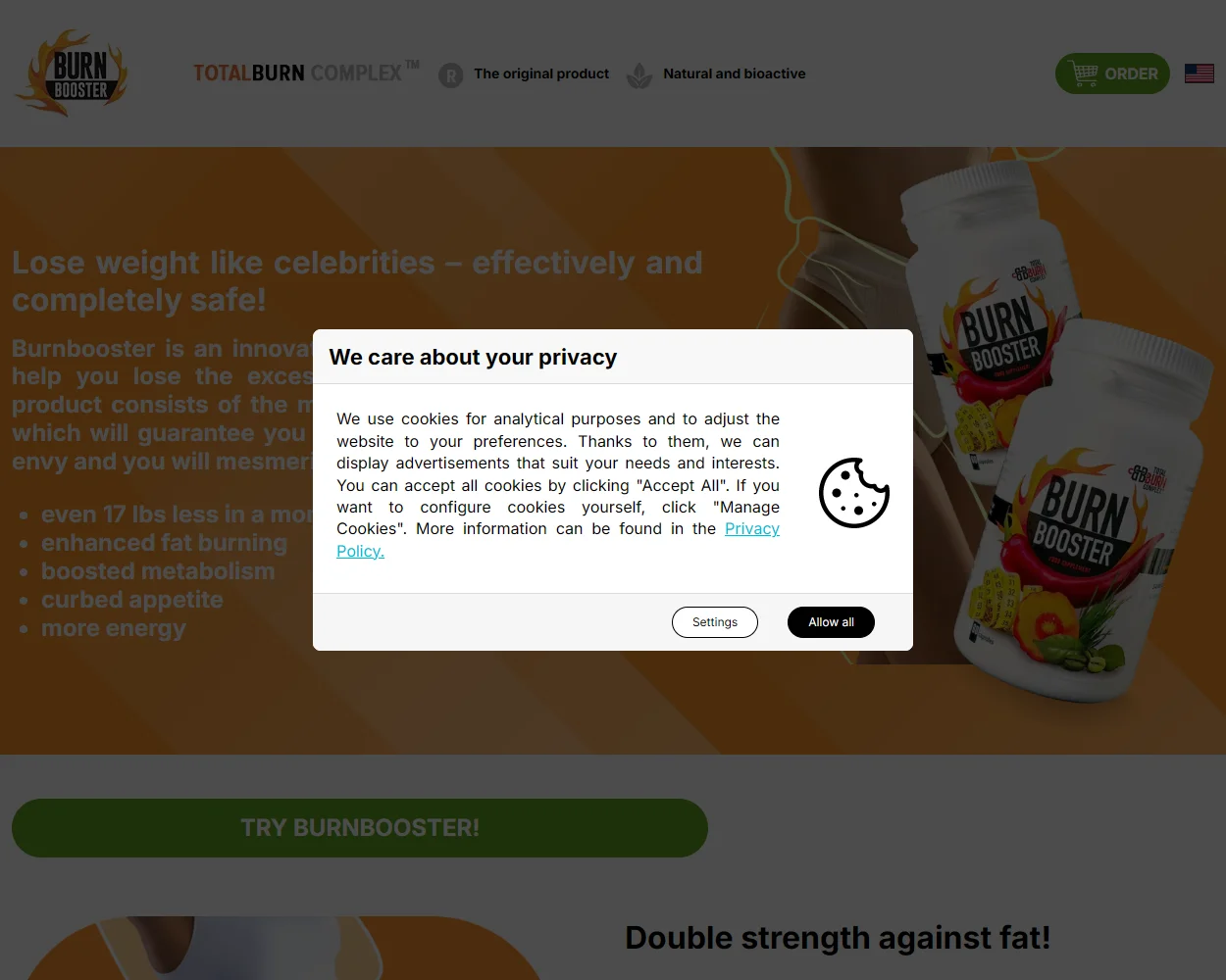 BurnBooster features