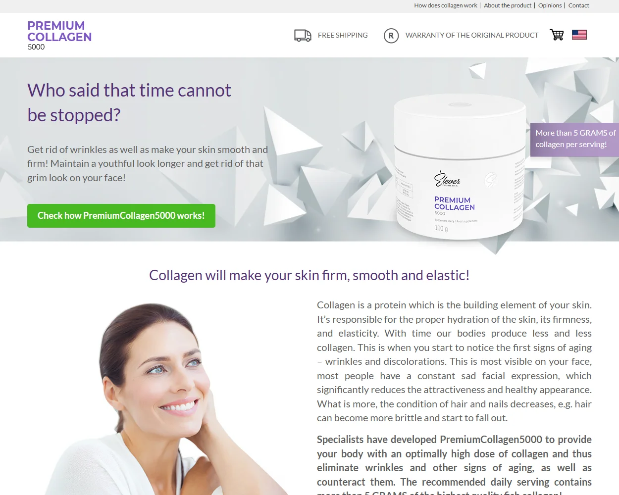PremiumCollagen5000 features