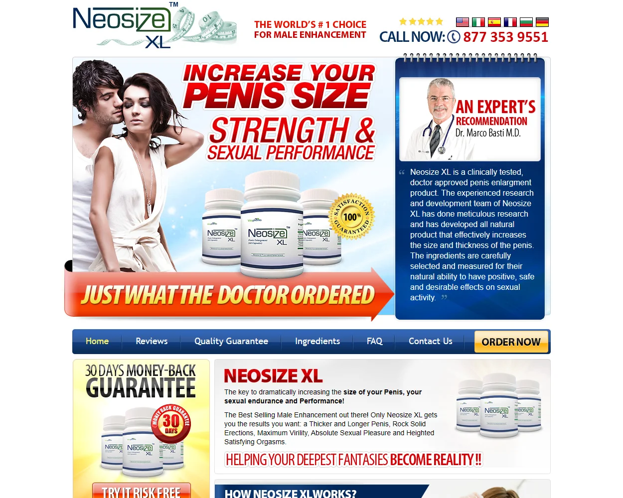 NeoSizeXL features