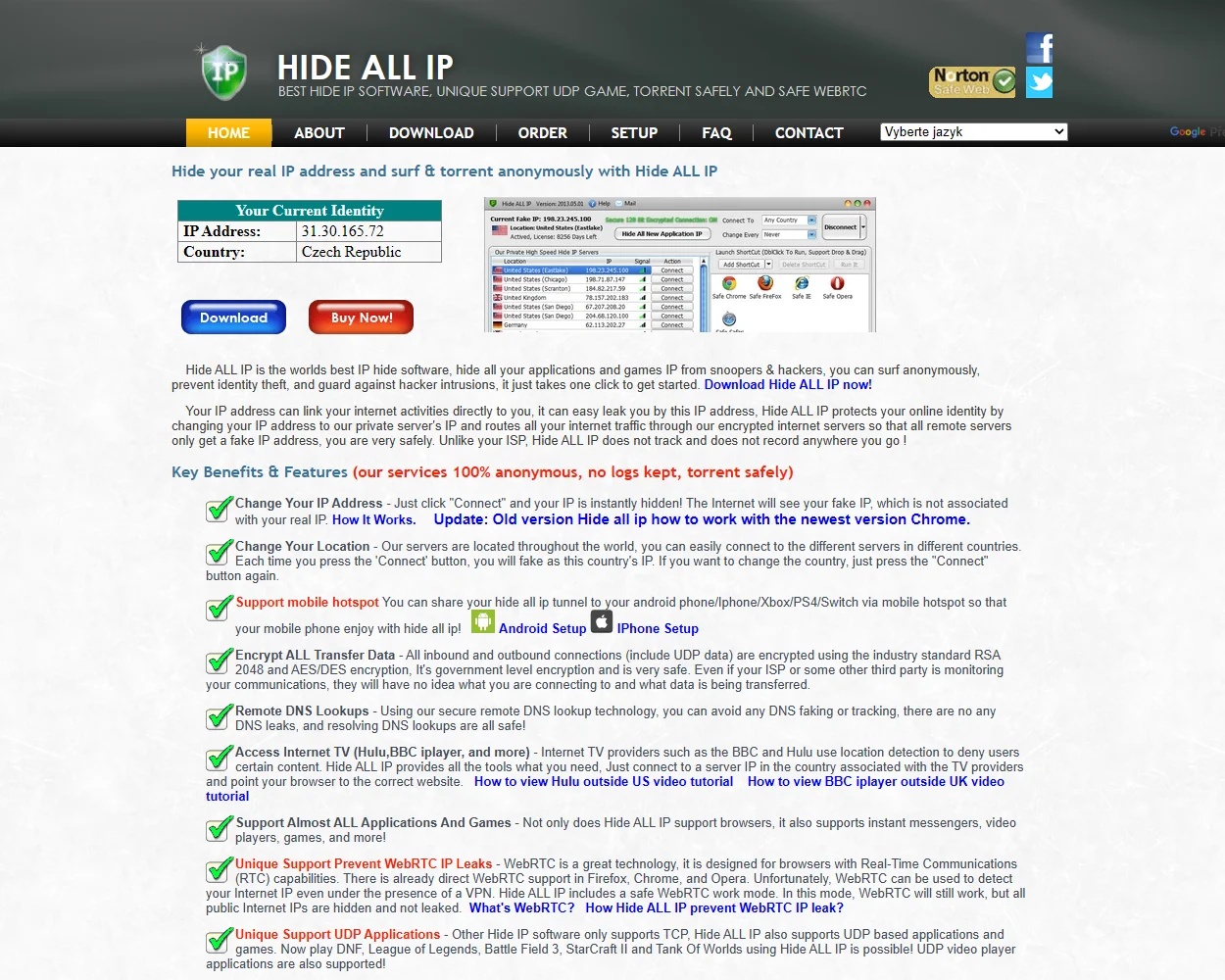 Hide ALL IP features