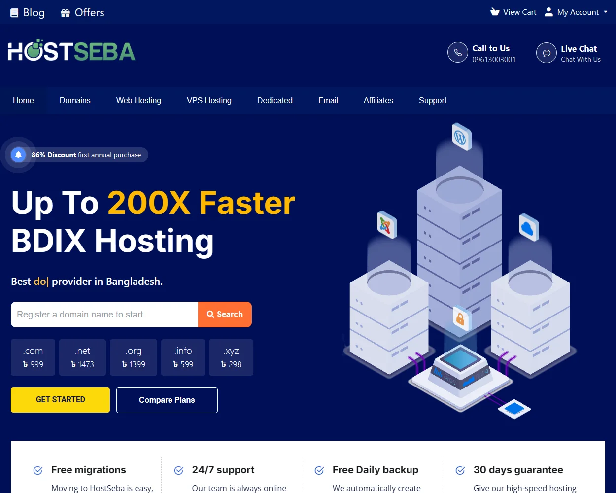 HostSeba.com features