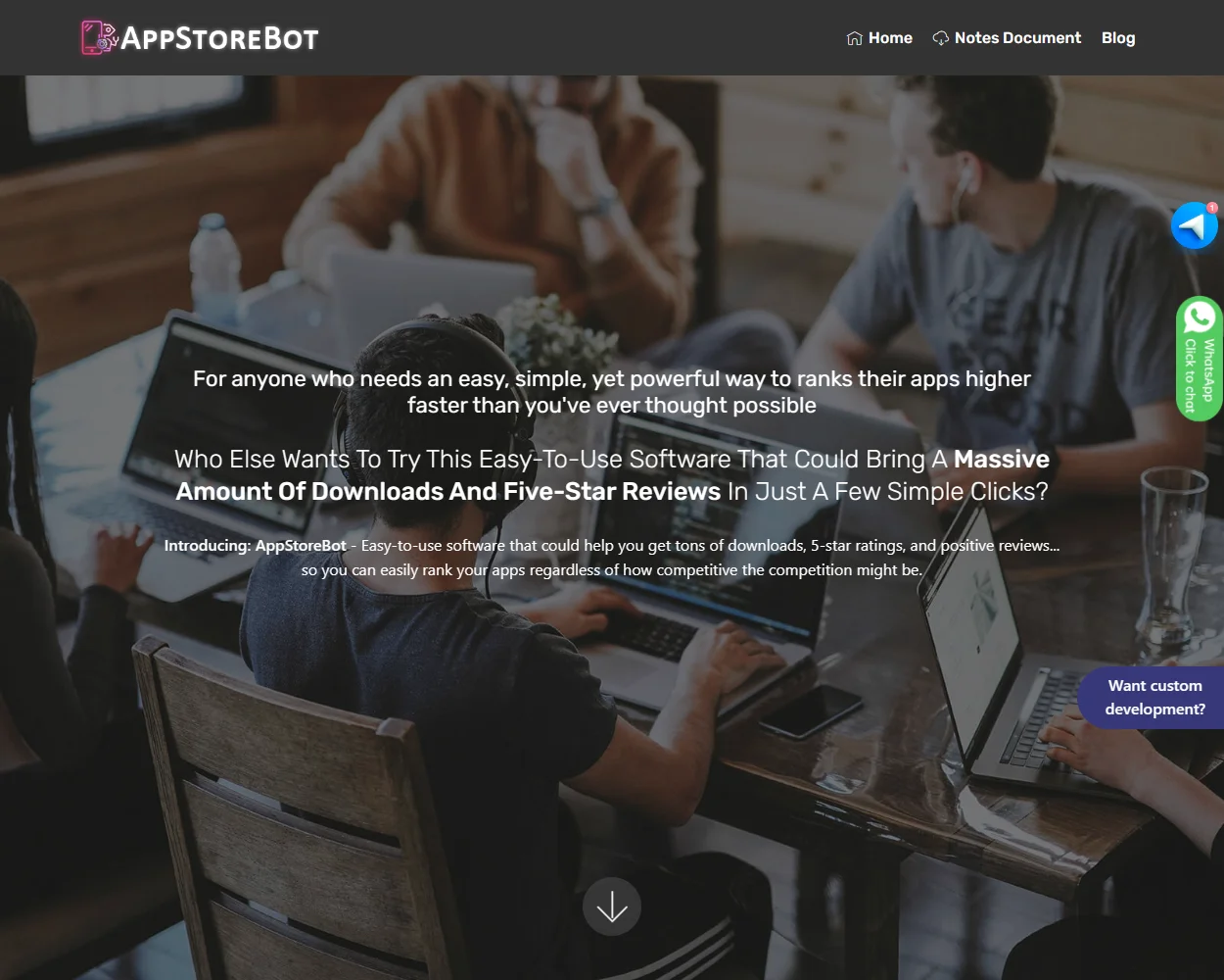 AppStoreBot features