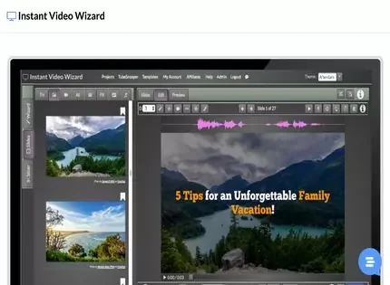 Instant Video Wizard features
