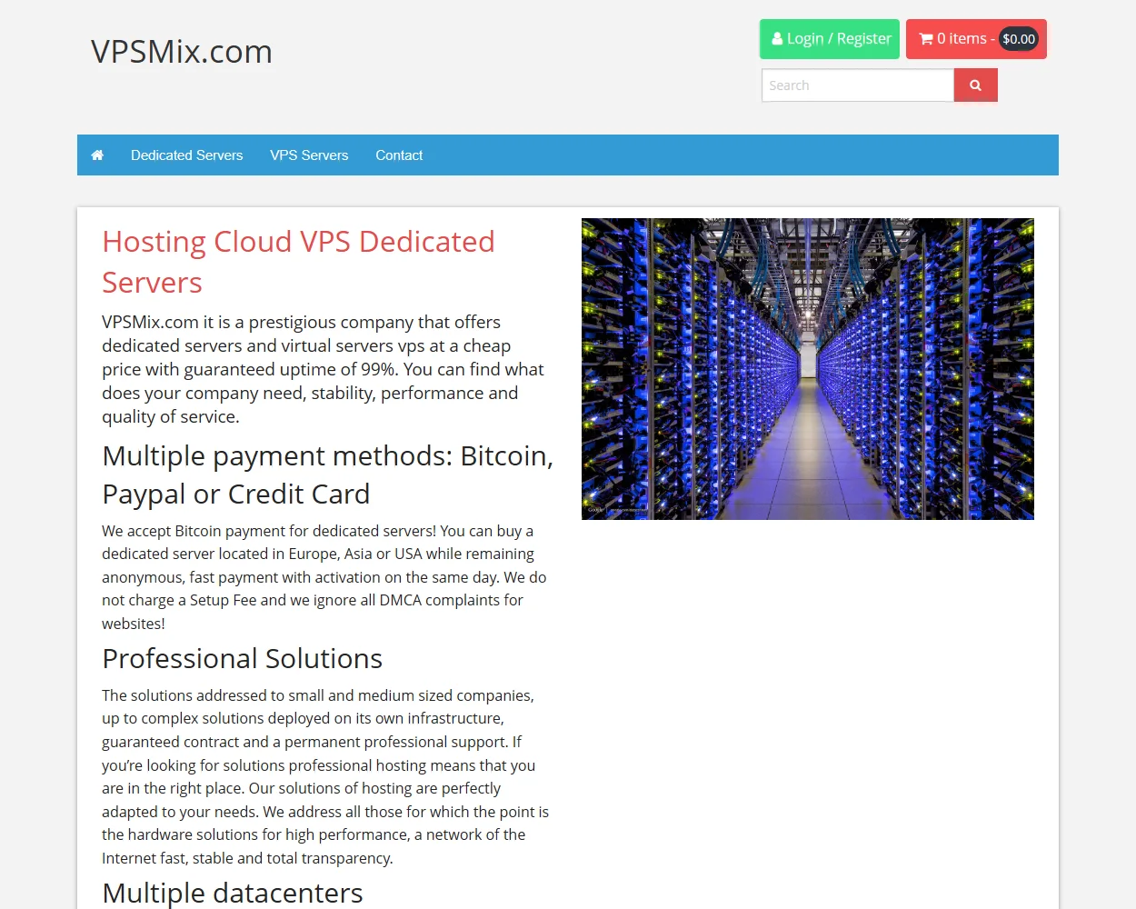 VPSmix.com features