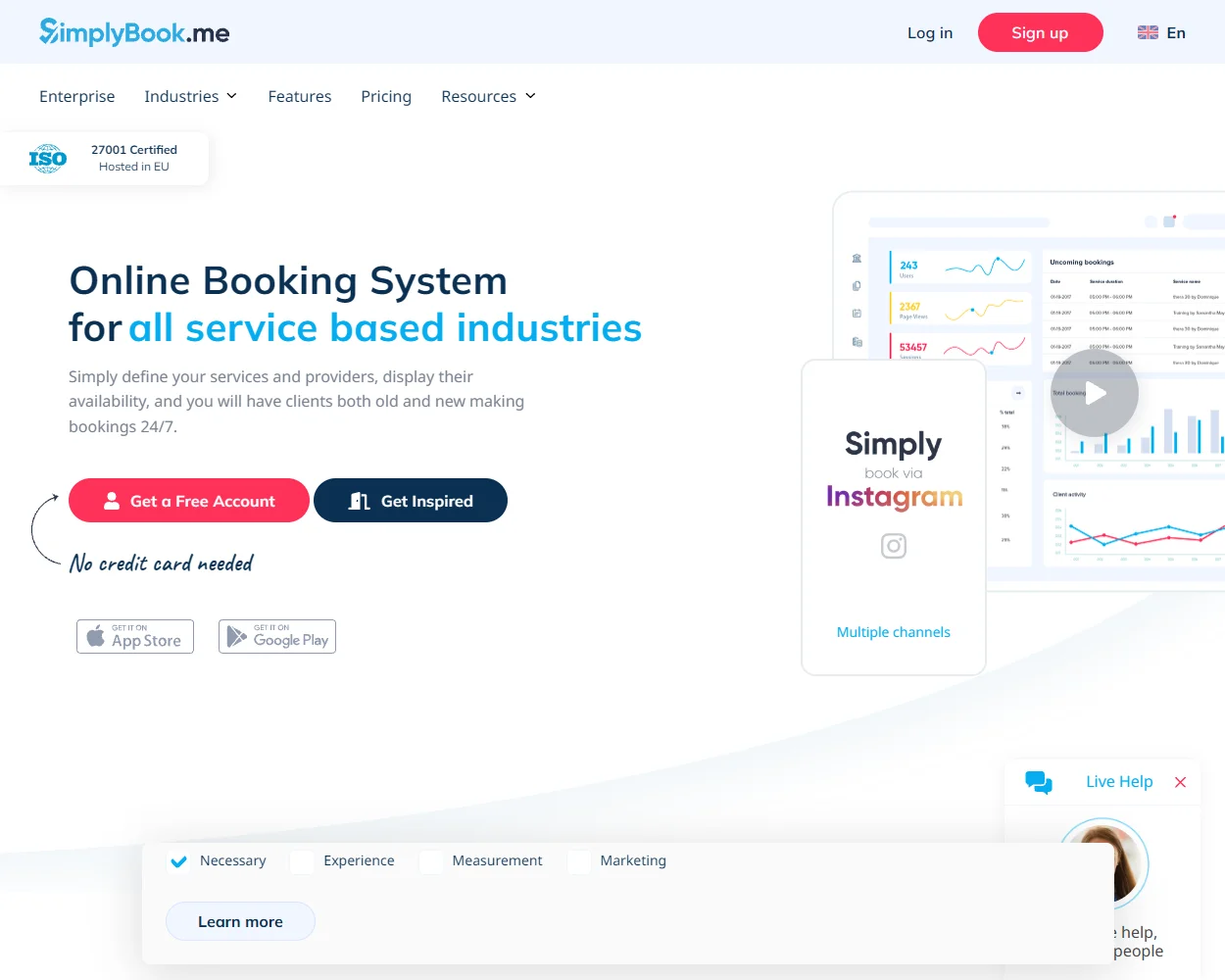 SimplyBook.me features